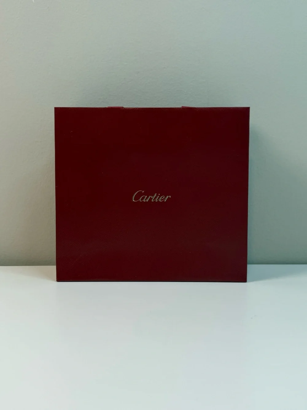 Cartier Red Boutique Shopping Gift Bag Luxury Packaging
